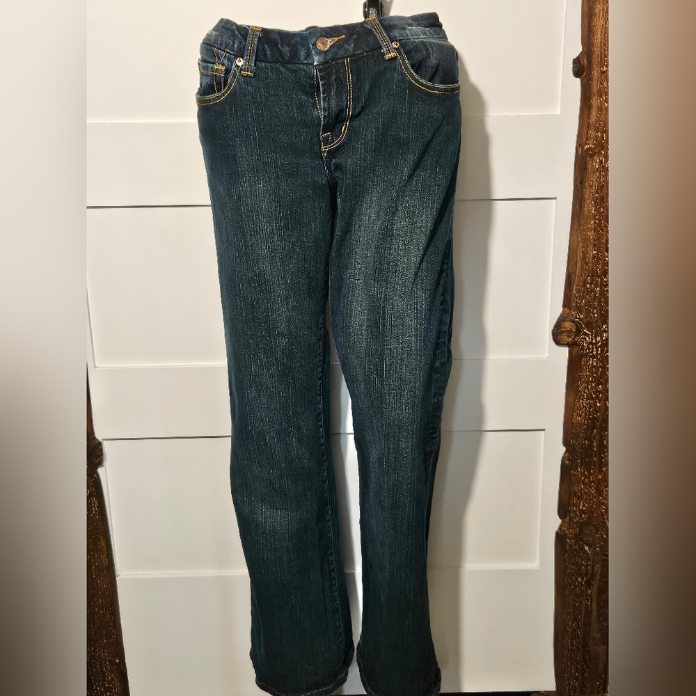 Seven7  Men's Blue Jeans with Signature "S" Detailing - Picture 2 of 9